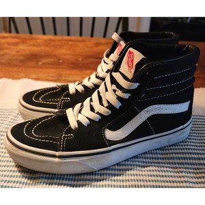 Vans Sk8-Hi‎ Mens 5 Womens 6.5 Black White